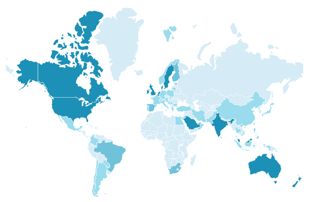 membership heat map